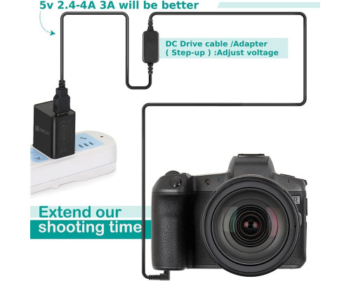 Адаптер живлення для Canon Raeisusp ACK-E12+ DR-E12
