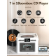 Касетний CD-програвач / бумбокс  з Bluetooth та акумулятором FM/AUX/Micro SD/USB