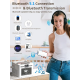 Касетний CD-програвач / бумбокс  з Bluetooth та акумулятором FM/AUX/Micro SD/USB