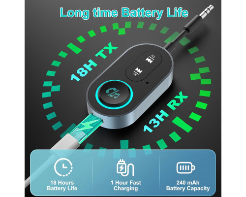 Бездротовий Bluetooth-адаптер 2 в 1, передавач і приймач
