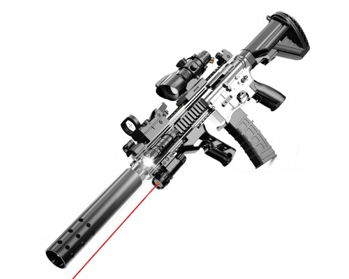 Іграшковий пістолет M416 2-в-1 з м'якими кулями