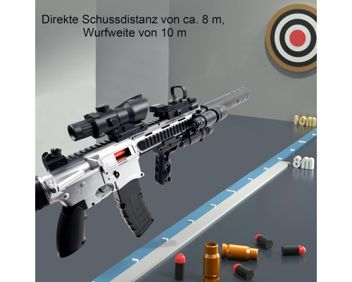 Іграшковий пістолет M416 2-в-1 з м'якими кулями
