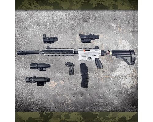 Іграшковий пістолет M416 2-в-1 з м'якими кулями