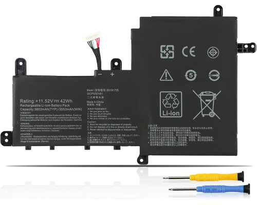 Акумулятор B31N1729 для ноутбуків Asus