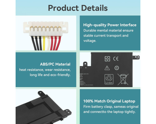 Акумулятор B31N1729 для ноутбуків Asus