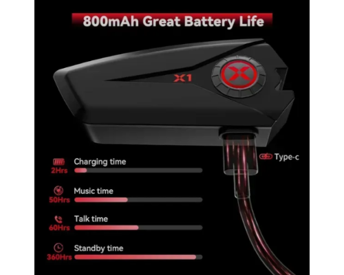 Bluetooth-навушники X1 для мотоциклетного шолома V5.3 XGP