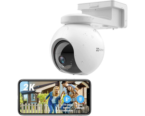 Бездротова вулична камера EZVIZ 2K з акумулятором