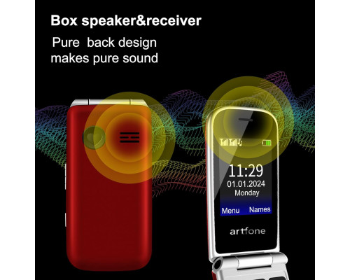 Мобільний телефон Artfone F20 2G Dual SIM із кнопкою SOS