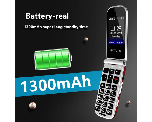 Мобільний телефон Artfone F20 2G Dual SIM із кнопкою SOS