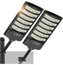 Сонячні вуличні ліхтарі з датчиком руху – LED, IP67( 2 шт)