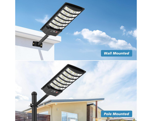 Сонячні вуличні ліхтарі з датчиком руху – LED, IP67( 2 шт)