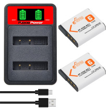 Комплект із 2 акумуляторів Pickle Power NP-BG1 та зарядного пристрою для Sony