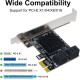 Плата розширення Ubit PCI-E на 4 порти USB 3.0 для ПК