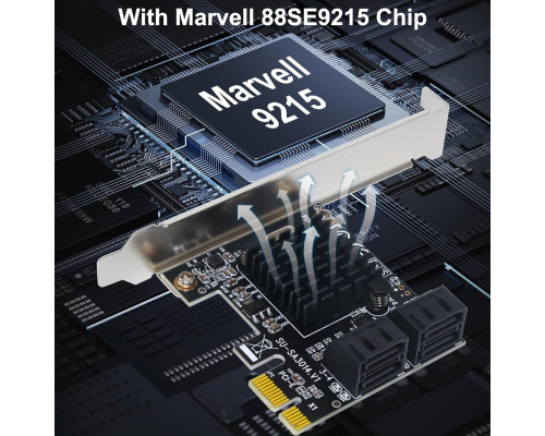 Плата розширення Ubit PCI-E на 4 порти USB 3.0 для ПК