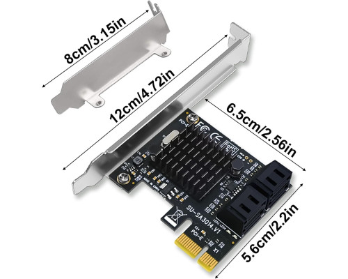 Плата розширення Ubit PCI-E на 4 порти USB 3.0 для ПК