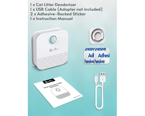 Розумний дезодорант-ароматизатор DownyPaws для котячого туалету