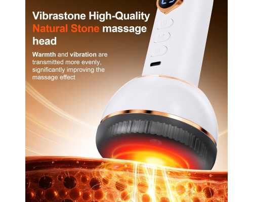 Антицелюлітний масажер Vibrastone з функцією підігріву