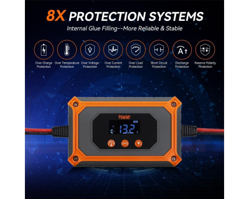 Контролер заряду сонячних батарей PowMr 15A 12V/24V MPPT