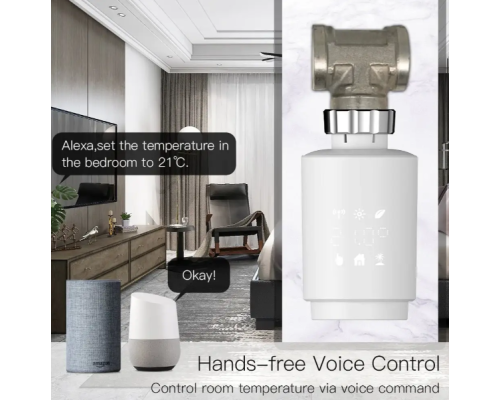 Розумний радіаторний термостат MOES Zigbee Smart