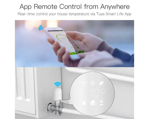 Розумний радіаторний термостат MOES Zigbee Smart