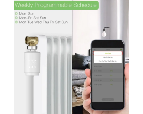 Розумний радіаторний термостат MOES Zigbee Smart