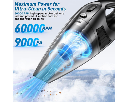 Бездротовий автомобільний пилосос Xyvolve 9000 Па