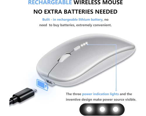 Бездротова миша ShuGuoTu з USB-приймачем та адаптером Type-C