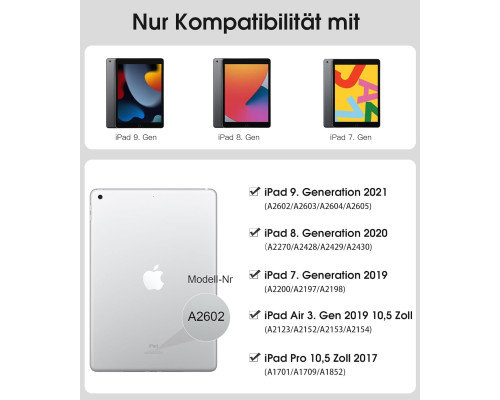 Чохол з клавіатурою Vobafe сумісний із iPad