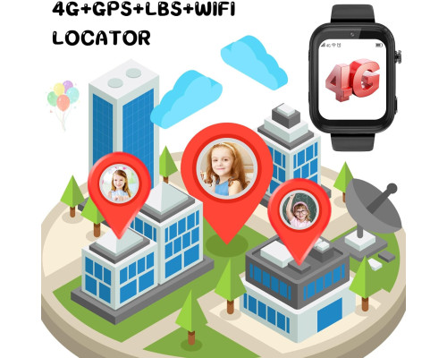 Дитячий смарт-годинник з крокоміром та GPS