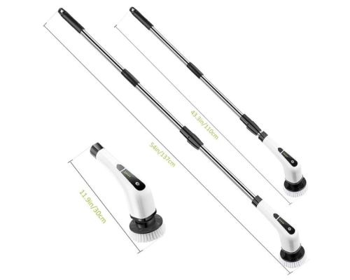 Акумуляторна щітка-швабра Cleaning Brush 9в1 з універсальними насадками