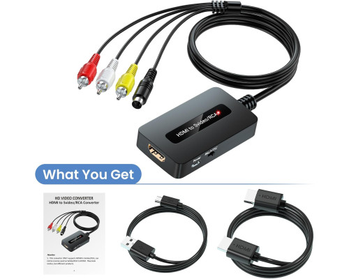 Конвертер HDMI у S Video RCA 1080P Generic
