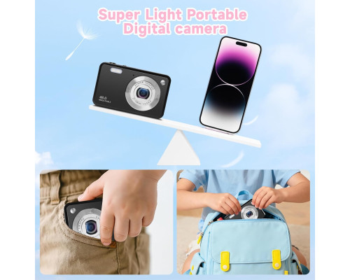 Цифровий фотоапарат 1080p 48MP Fceoul