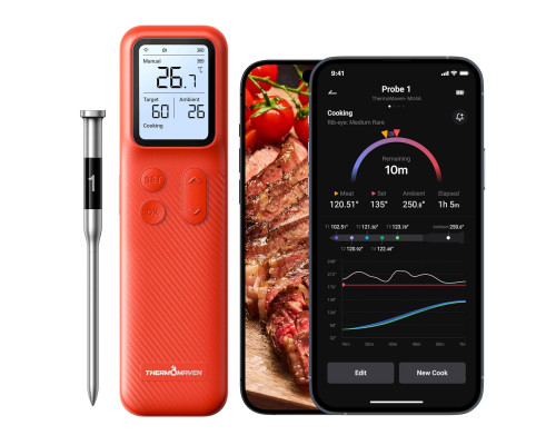 Бездротовий інтелектуальний термометр для м'яса ThermoMaven P1