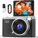 Цифрова фотокамера Maxmango 64MP 4K із поворотним на 180° екраном
