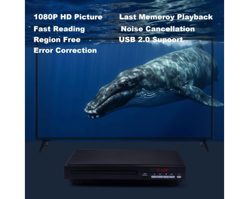 DVD-плеєр Sukinum 1080P HD з пультом дистанційного керування