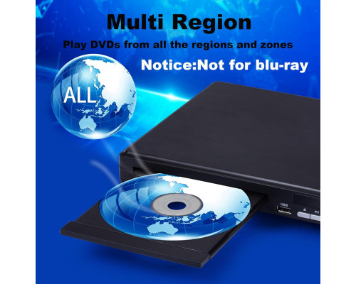 DVD-плеєр Sukinum 1080P HD з пультом дистанційного керування
