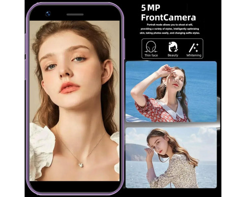 Міні-смартфон 4G Hipipooo з акумулятором 2000 мАч та двома SIM-картами