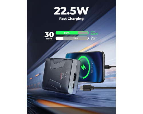Зовнішній акумулятор KEMIMOTO 10000mAh для жилета з підігрівом