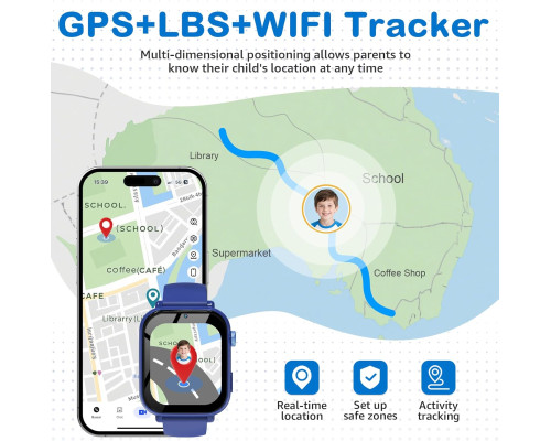 Дитячий смарт-годинник з GPS 4G