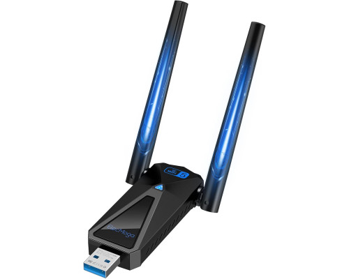 Мережевий USB адаптер Wi-Fi 1300 Мбіт/с з 2 антенами