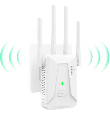 Ретранслятор Wi-Fi з 4 антенами та 2 LAN портами