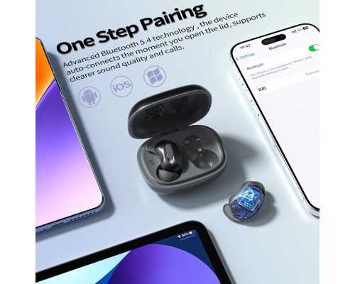 Бездротові навушники з ANC шумозаглушенням Bluetooth 5.4