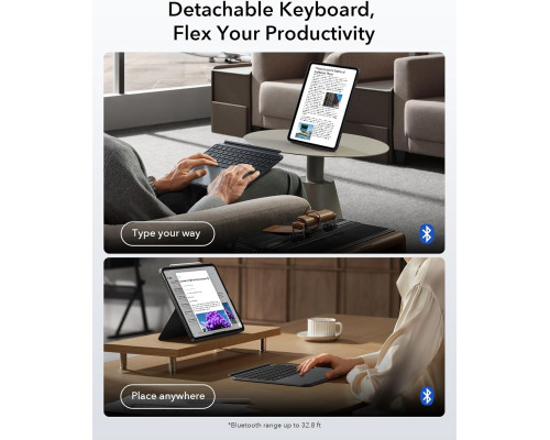 Чохол для iPad Air 11 дюймів з клавіатурою M4/M3/M2