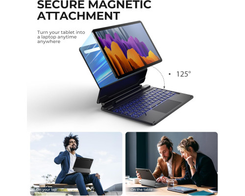 Чохол-клавіатура для Samsung Galaxy Tab S10 Lite/S10 FE/S9 FE 5G 10.9