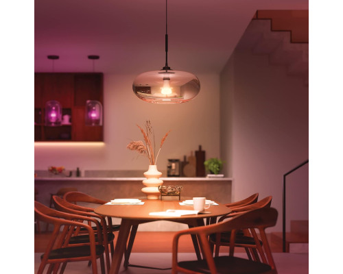 Розумна LED лампа Philips Hue E27 600 лм з голосовим керуванням