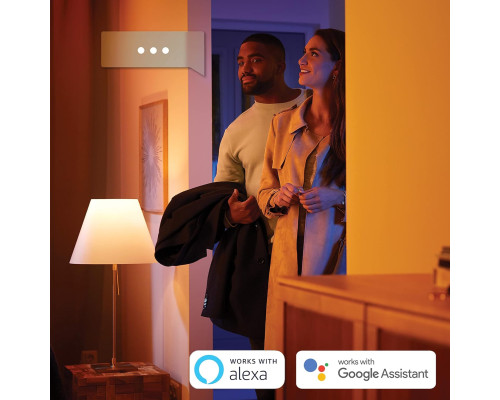 Розумна LED лампа Philips Hue E27 600 лм з голосовим керуванням