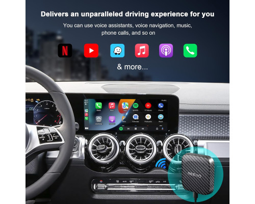 Автомобільний CarPlay Box з бездротовим підключенням та TF-картою