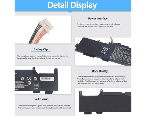 Акумулятор SS03XL 933321-855 932823-421 для ноутбуків HP EliteBook