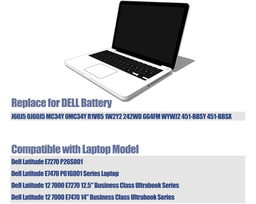 Батарея для ноутбука Dell Latitude 55Wh
