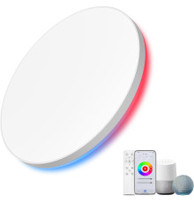 Світильник стельовий LED з регулюванням яскравості RGB